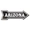 Signmission Arizona 2 Arrow Decal Funny Home Decor 18in Wide D-A-999974 - alternate 1
